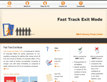 Tablet Screenshot of fasttrackexitmode.com